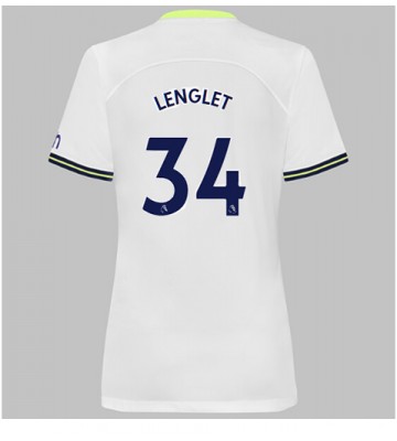 Tottenham Hotspur Clement Lenglet #34 Hjemmedrakt Kvinner 2022-23 Kortermet